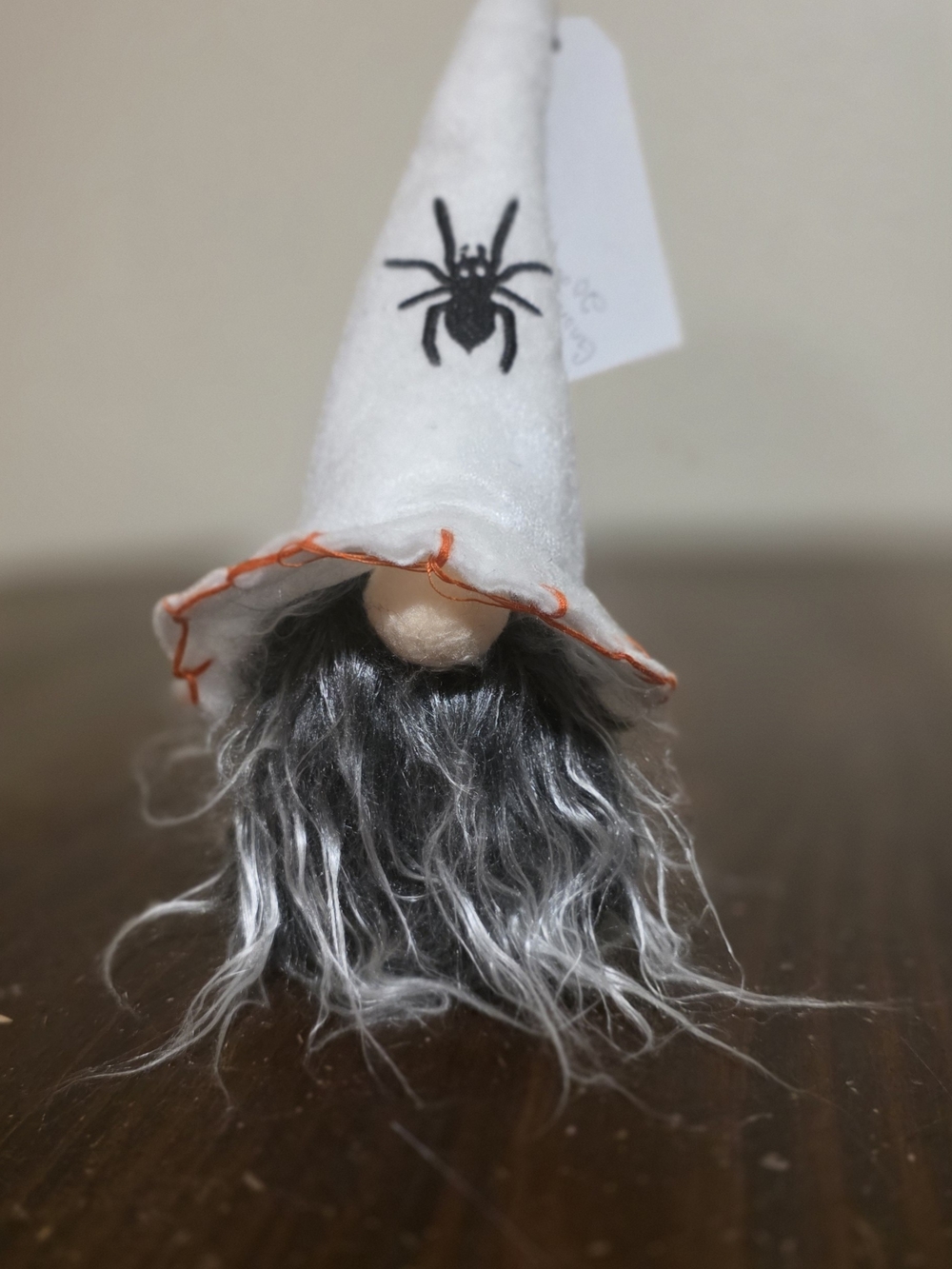 White Spider Witch Gnome.